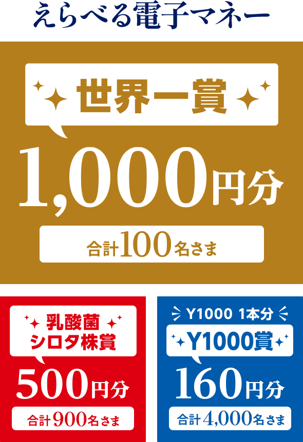 えらべる電子マネー